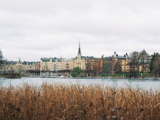 Sveriges geografiska variation och landskap illustration